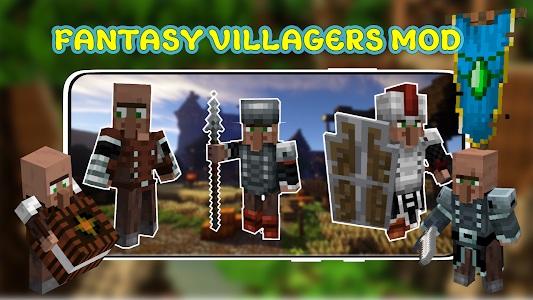 Fantasy Villagers Mod For MCPE Unknown