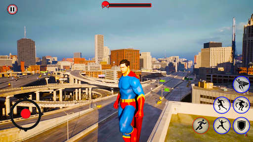 Android application Justice Fighter Superhero Game screenshort