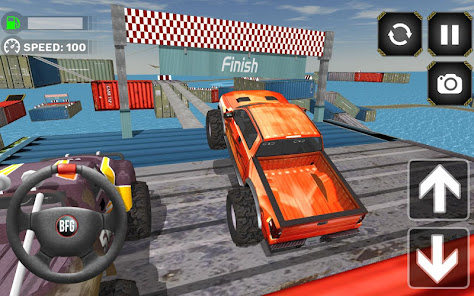 Monster Truck Driving Sim 3D  screenshots 1