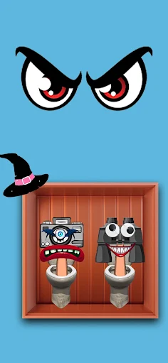 Triple Match Monster Toilet - Screenshot 1