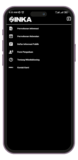 Android application INKA PPID screenshort
