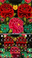 screenshot of Red Mexican Flowers Keyboard B