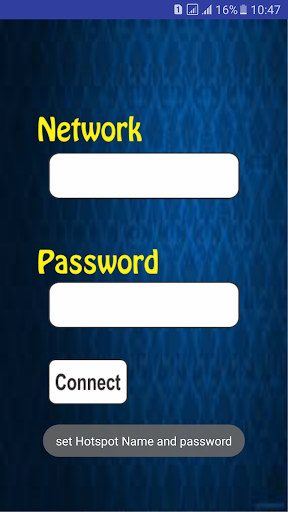 Android application LTE Hotspot screenshort