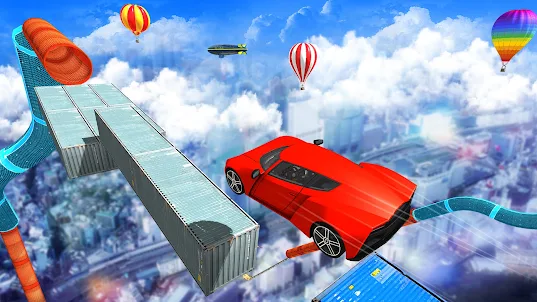 jogo de carros 3D mega rampa