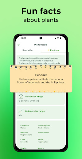 Screenshot of PlantSnap: plant identifier