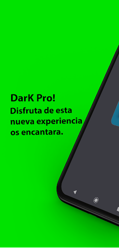 Android application Dark Pro screenshort