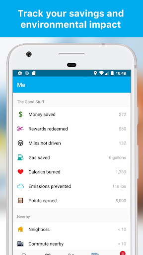Screenshot of Commute Connector