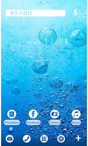 Android application Sea wallpaper-Deep Blue- screenshort