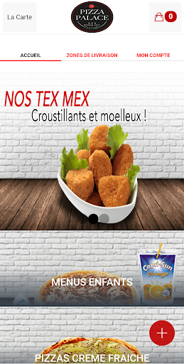 Android application Pizza Palace Beaumont screenshort