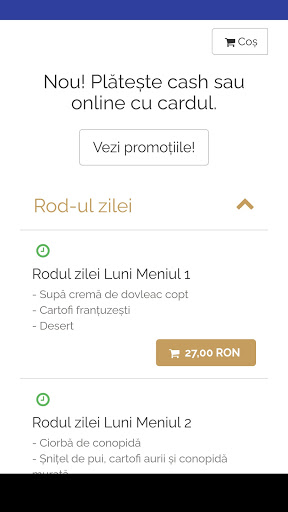 Android application Restaurant Rod screenshort