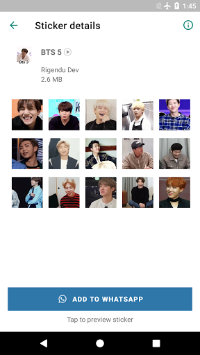 Animated BTS Stickers for WAStickerApps
