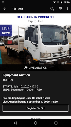 Devco Auctioneers Screen 2