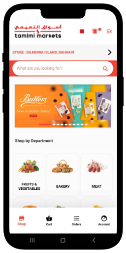 Android application Tamimi Markets - Ecommerce BH screenshort