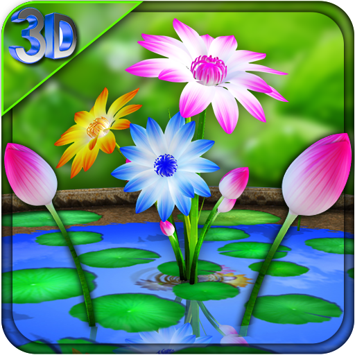 3D Flowers Touch Wallpaper  Icon