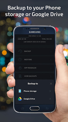 Essential Backup Screen 2
