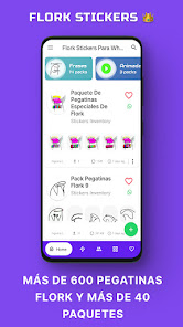 Captura de Pantalla 1 Flork Stickers: WASticker 2023 android
