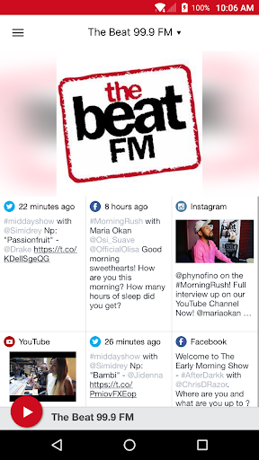 Android application THE BEAT NIGERIA screenshort