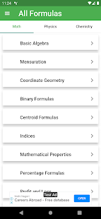 All Formulas Screenshot