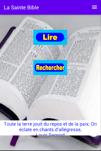 La Sainte Bible Screen 2