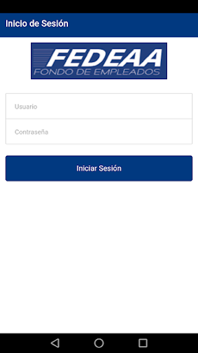 Android application Fedeaa eventos screenshort