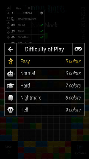 Sliding Blocks Screen 3