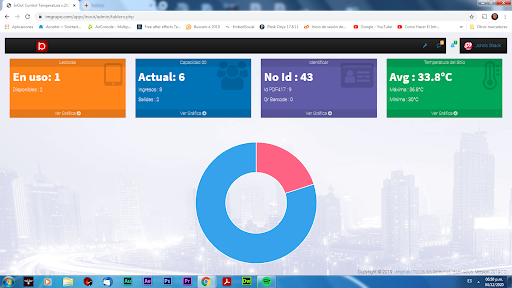 Android application InOut Control & Temp screenshort