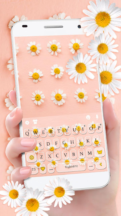 Lovely Daisy Keyboard Theme - 8.7.1_0619 - (Android)