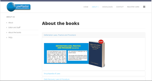 The Law Master Mobile Screen 2