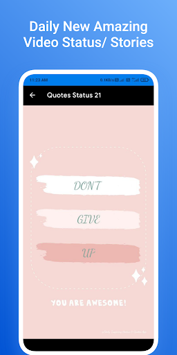 Daily Inspiring Status Quotes Screen 2