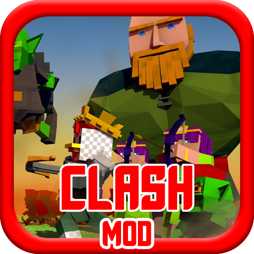 Clash of Mods for Minecraft PE logo