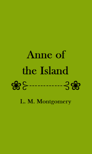 Android application Anne of the Island - eBook screenshort