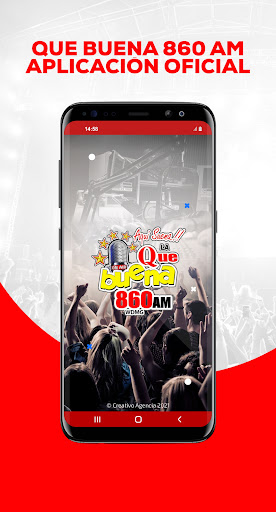 Android application La Que Buena 860 AM screenshort