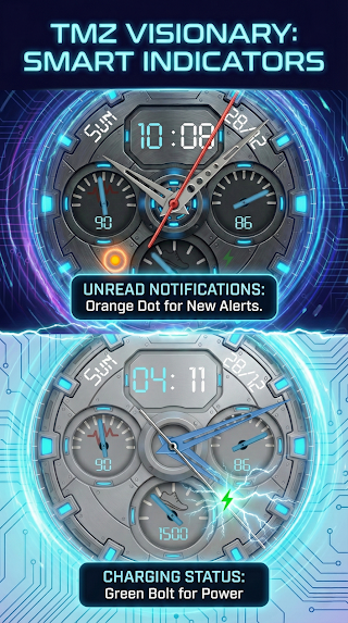 Watch Face Hybrid Digital TMZ screenshot 4
