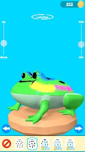 개구리 세일즈맨:색칠 게임