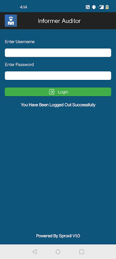IAP Auditor Scanner Screen 2