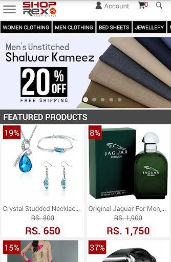 ShopRex Online Shopping in Pak Screenshot 1 - AppWisp.com