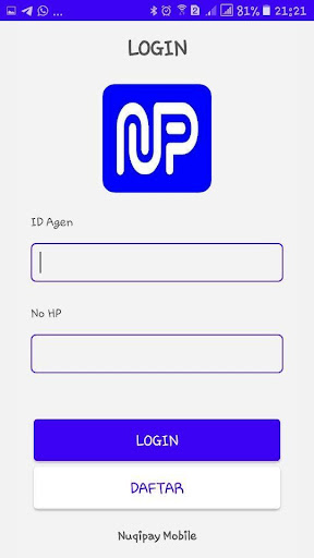 Android application Nuqipay Mobile screenshort