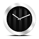 Silver Black Clock Widget Download on Windows