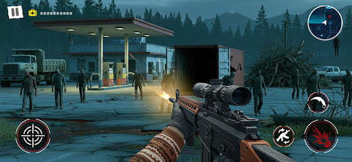 Zombie shooting survival games screenshot 7