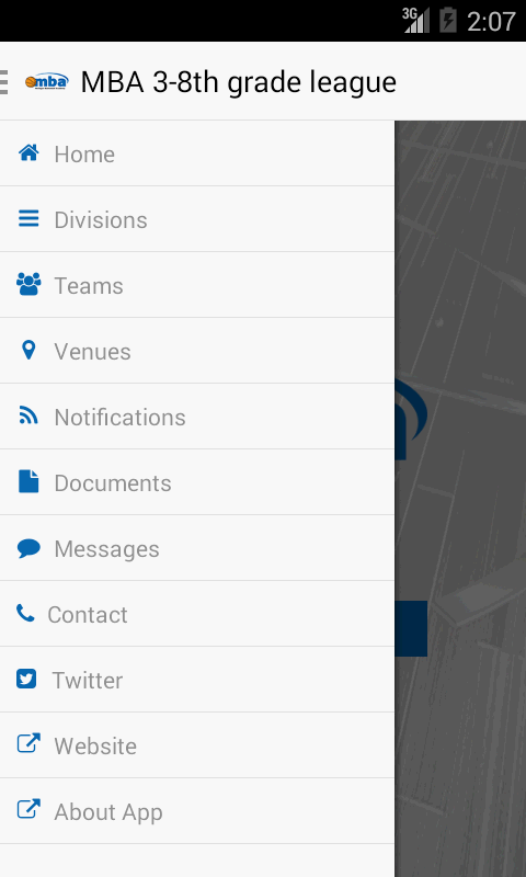 Android application Michigan Basketball Academy screenshort