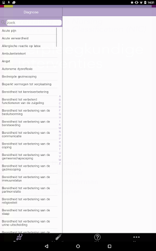 Verpleegkundige interventies A screenshot 5