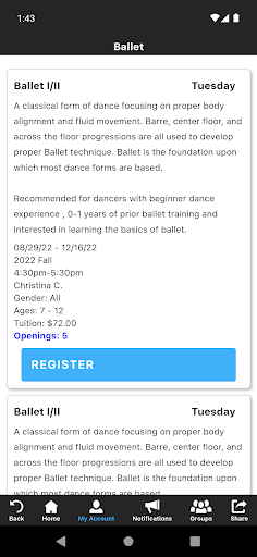 Momentum Dance Company Screen 3