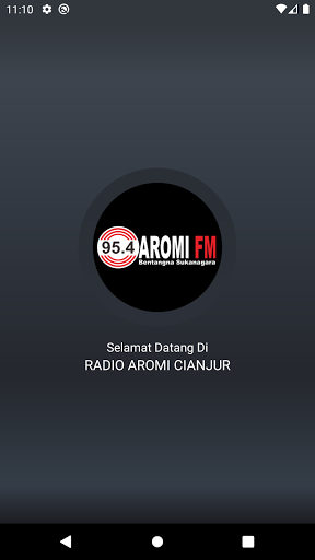 Android application Radio Aromi Cianjur screenshort