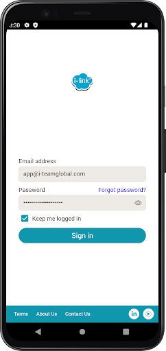 Android application i-link by i-team screenshort