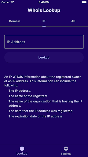 IP WHOIS Lookup