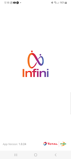 Android application INFINI screenshort