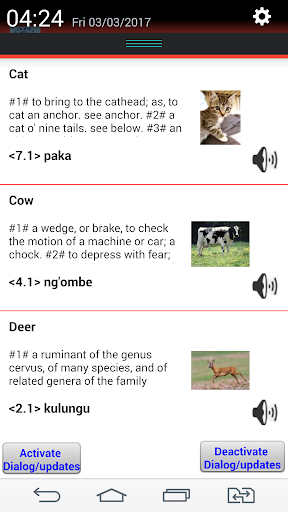 Speak/Write Swahili Language Screen 2