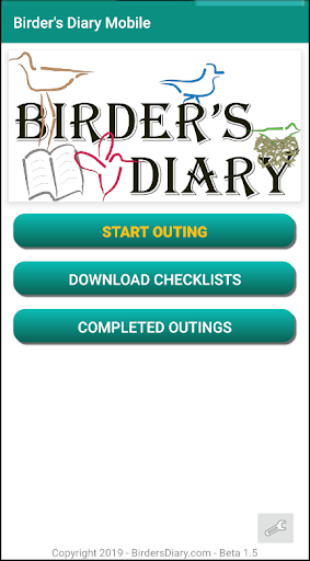Android application Birder's Diary screenshort