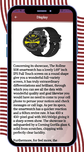 Rollme S08 Smartwatch Guide Screenshot 3 - AppWisp.com