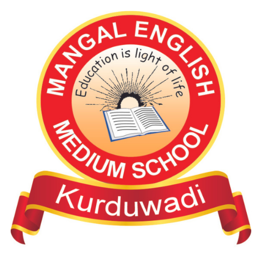 Mangal School Kurduwadi logo